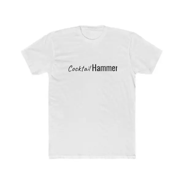 T-shirt - sleeve - cocktail hammer men's cotton crew tee - cocktail hammer men's cotton crew tee - cocktail hammer)