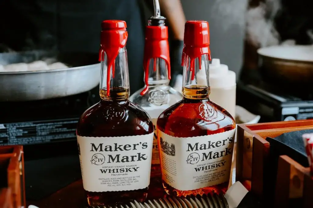 Makers mark whiskey brans.