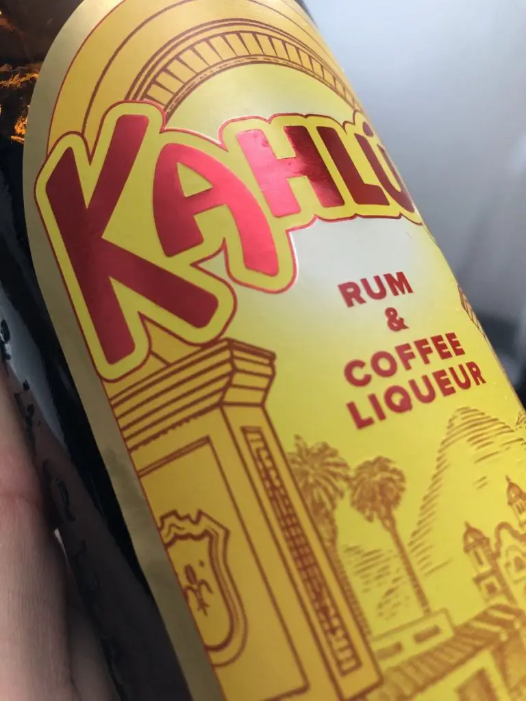 Bottle of kahlu front