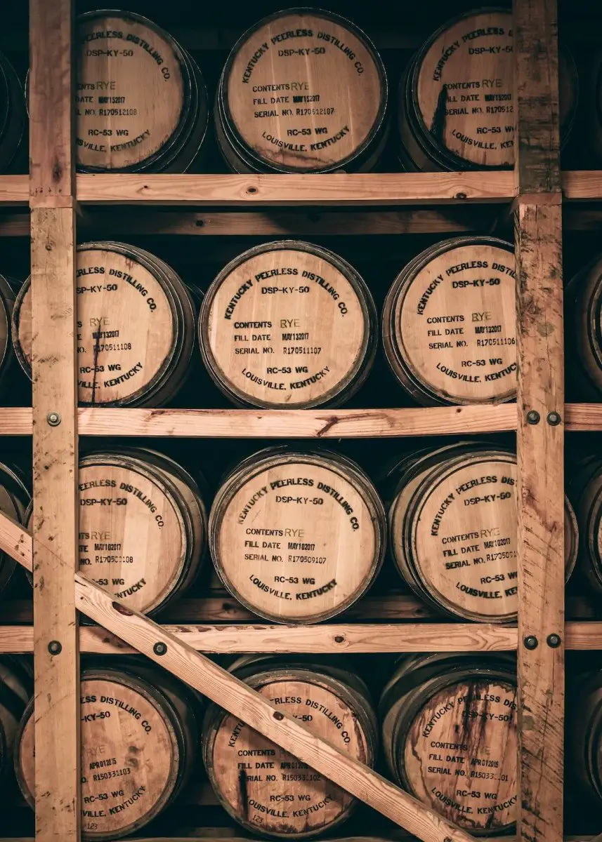 Stacked barrels of rye whiskey  - what is rye whiskey