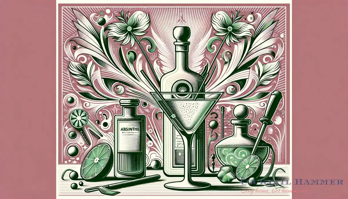 Featured image for a blog post called absinthe revival is the green fairy back for good uncover the secrets.