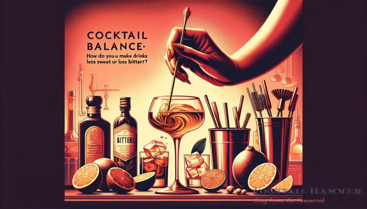 Featured image for a blog post called cocktail balance how do you make drinks less sweet or more bitter .
