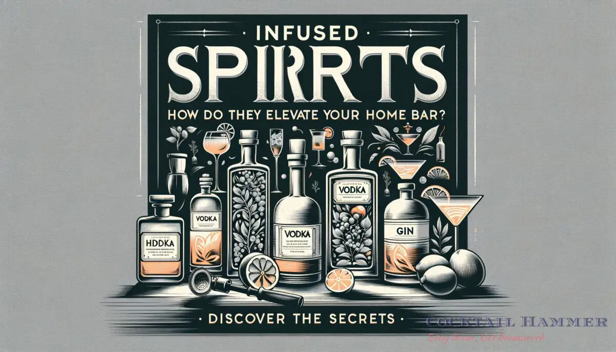 Featured image for a blog post called infused spirits how do they elevate your home bar discover the secrets.
