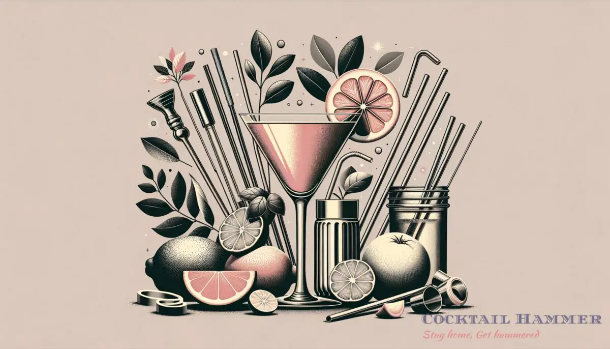 Featured image for a blog post called zero waste cocktails how to make drinks sustainably discover tips.