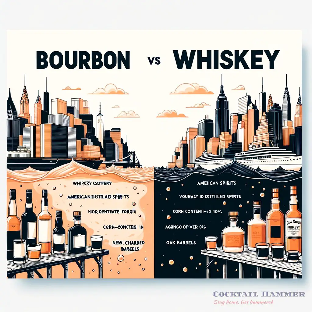 Supplemental image for a blog post called 'bourbon vs whiskey: what makes them distinctly different? '.