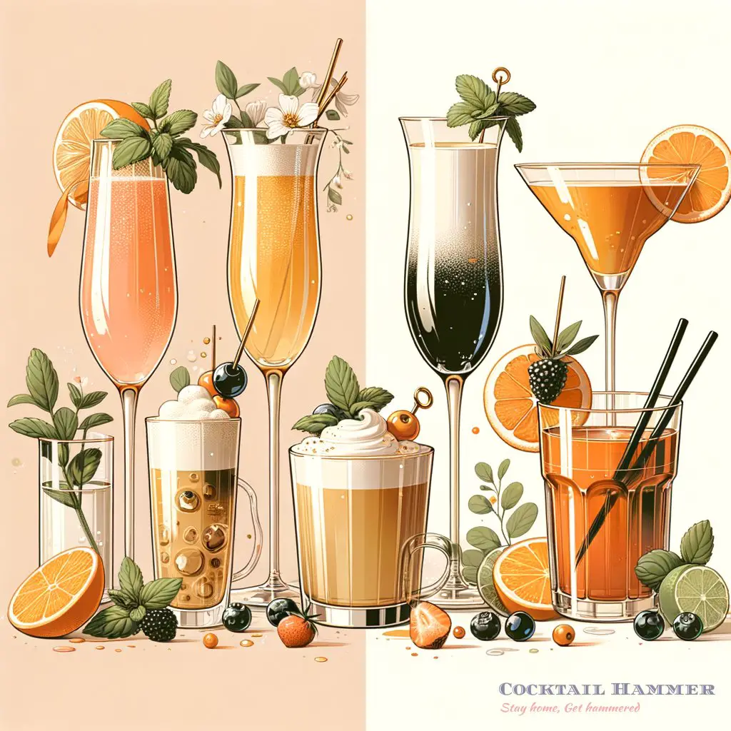 Supplemental image for a blog post called 'brunch cocktails: what makes the perfect mix? Master your menu'.