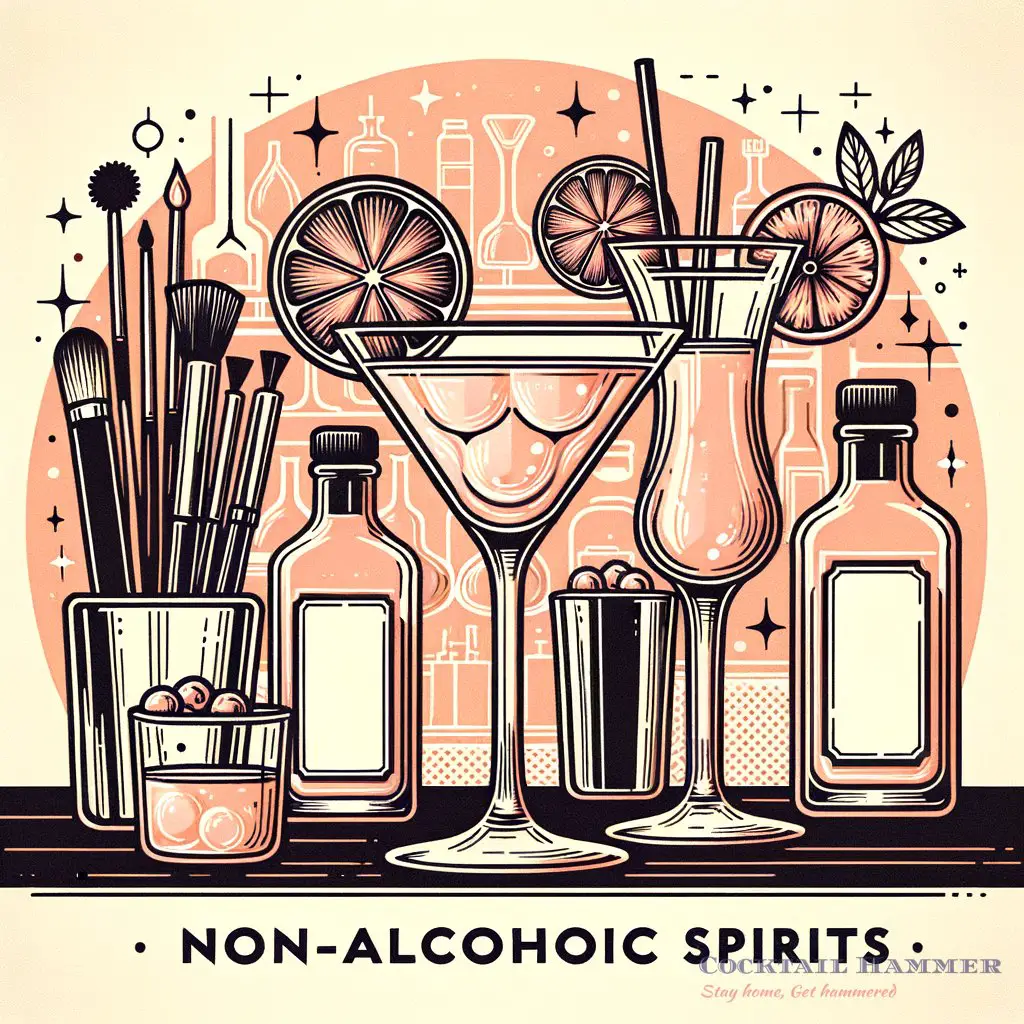 Supplemental image for a blog post called 'non-alcoholic spirits: what's the appeal? Explore the trend'.